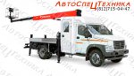 Автовышка ГАЗ-C41R13 NEXT - Socage T-315 (четырехдверная кабина)