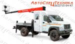 Автовышка ГАЗ-C41A23 NEXT Садко - Socage T-315 (четырехдверная кабина)